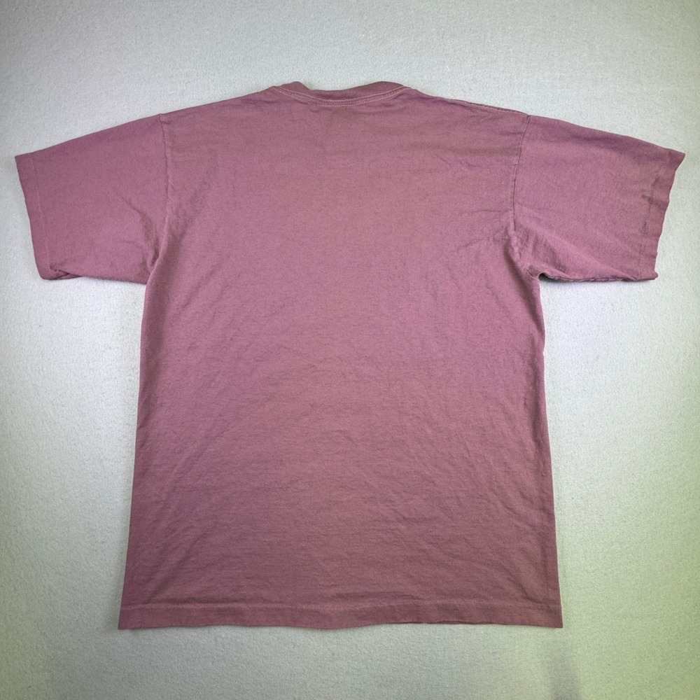 Vintage Alore Hallmark Puff Print T-Shirt XL Purple Made in USA Single Stitch - Picture 6 of 6